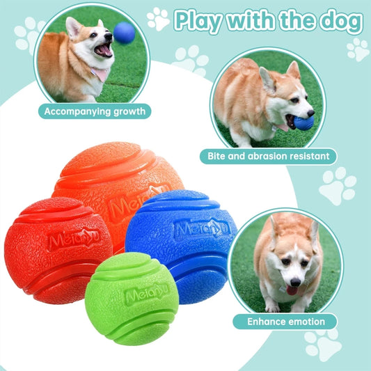 Outdoor Dog Toy - Bouncy Solid Fletch Ball