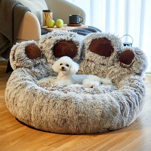 Luxury Paw-Shape Dog Bed