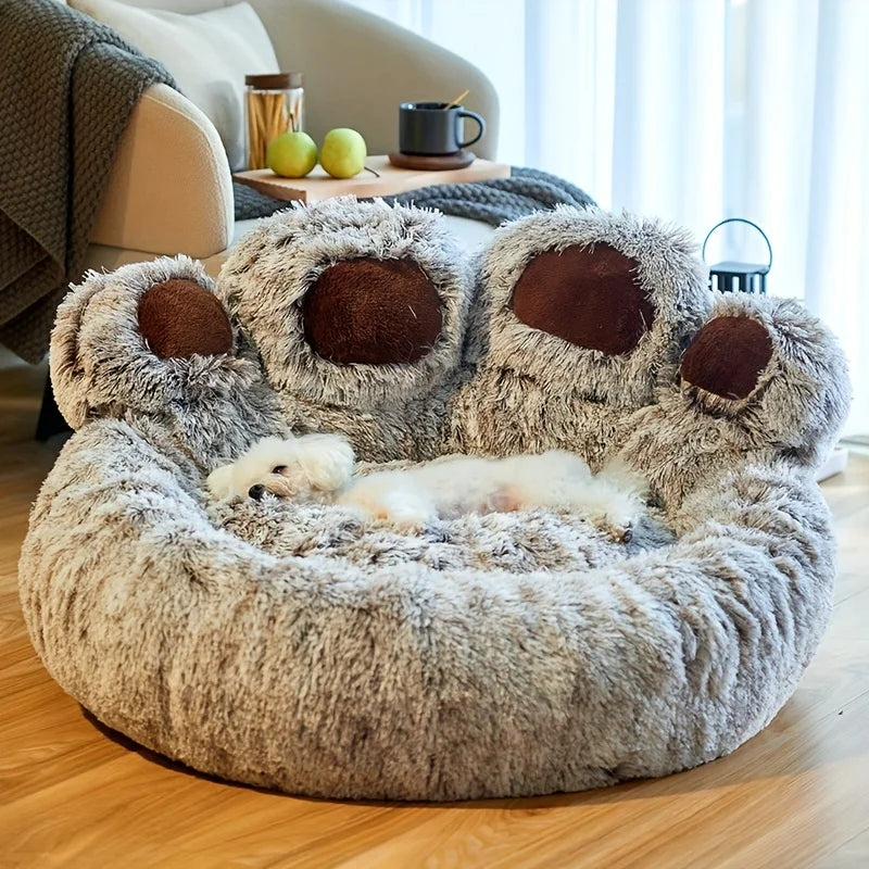 Luxury Paw-Shape Dog Bed