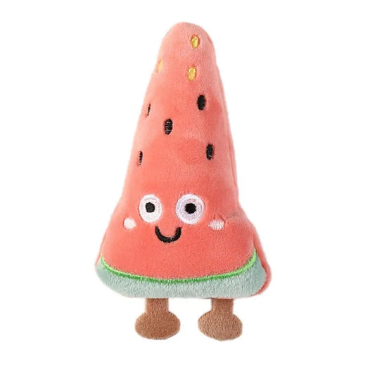 Cute Watermelon Plush Dog Toy - Becky